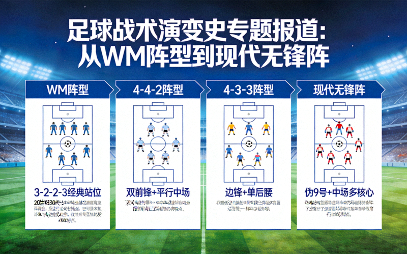 足球战术演变史专题报道：从WM阵型到现代无锋阵